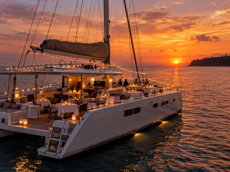 Romantische Fünf-Gänge-Dinner-Kreuzfahrt ab Benoa